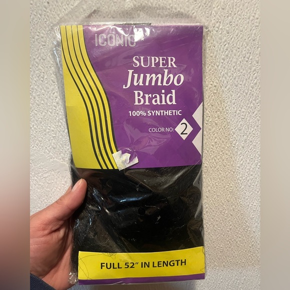 Other - New! Super Jumbo Braid 52” (Black)
